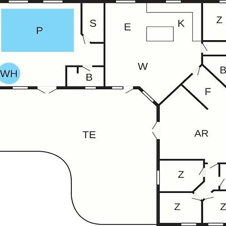 Сasa de vacaciones 16 Person In Lokken-by Traum