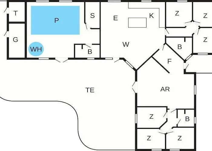 Holiday home 16 Person In Lokken-by Traum